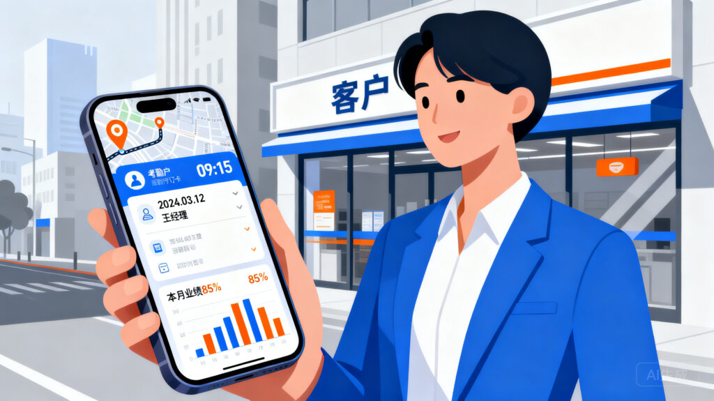 销售人员管控：定位、考勤、拜访、绩效一体化