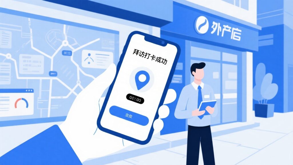 外勤团队效率低？拜访打卡软件解决管理难题