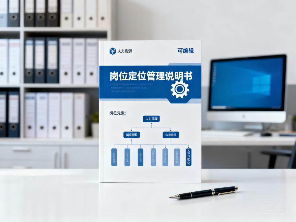 岗位定位管理说明书模板（可编辑）