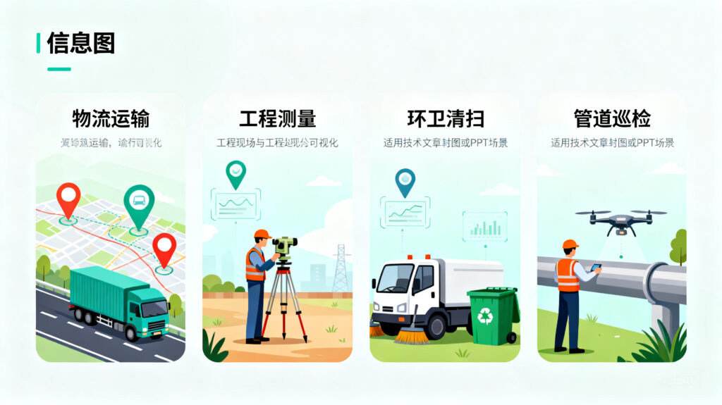 不同场景下的定位管理：物流、工程、环卫、巡检