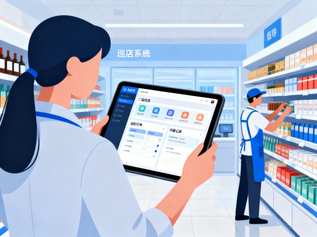 连锁门店督导巡店，系统怎么用？实战经验