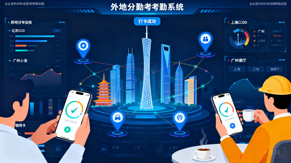 提升公司竞争力：外勤考勤系统如何优化异地分支机构的管理效率