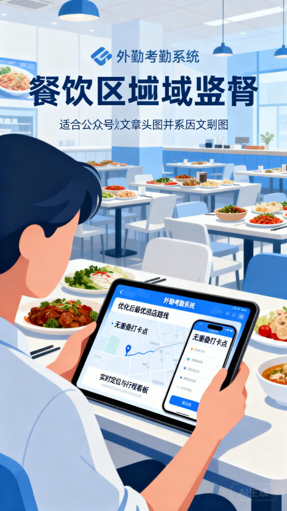 提升巡店效率：餐饮外勤考勤系统如何解决区域督导行程冲突与漏查