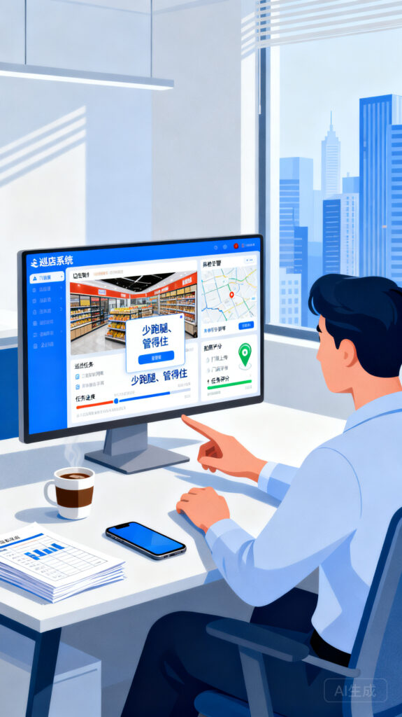 总部运营管门店，巡店系统怎么用才能少跑腿、管得住？