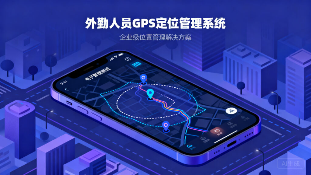 外勤GPS定位管理软件：支持电子围栏、轨迹回放、停留报警