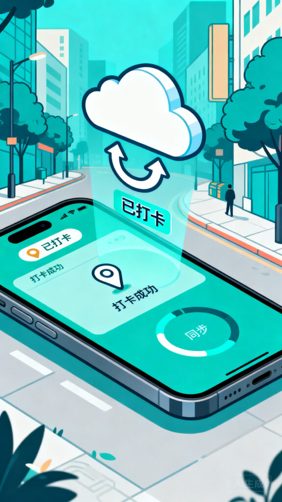 支持离线打卡、自动同步的手机打卡定位APP