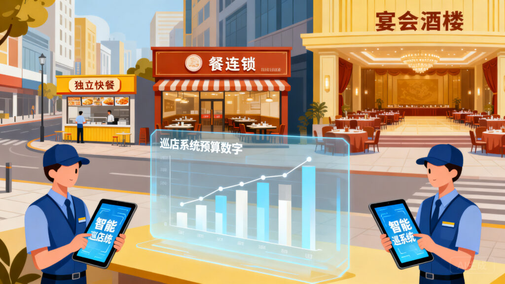 不同规模的餐饮企业，巡店系统预算多少合适？