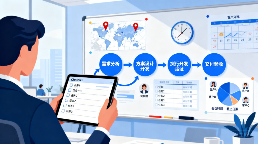 客户拜访任务管理的5个核心阶段与落地 Checklist