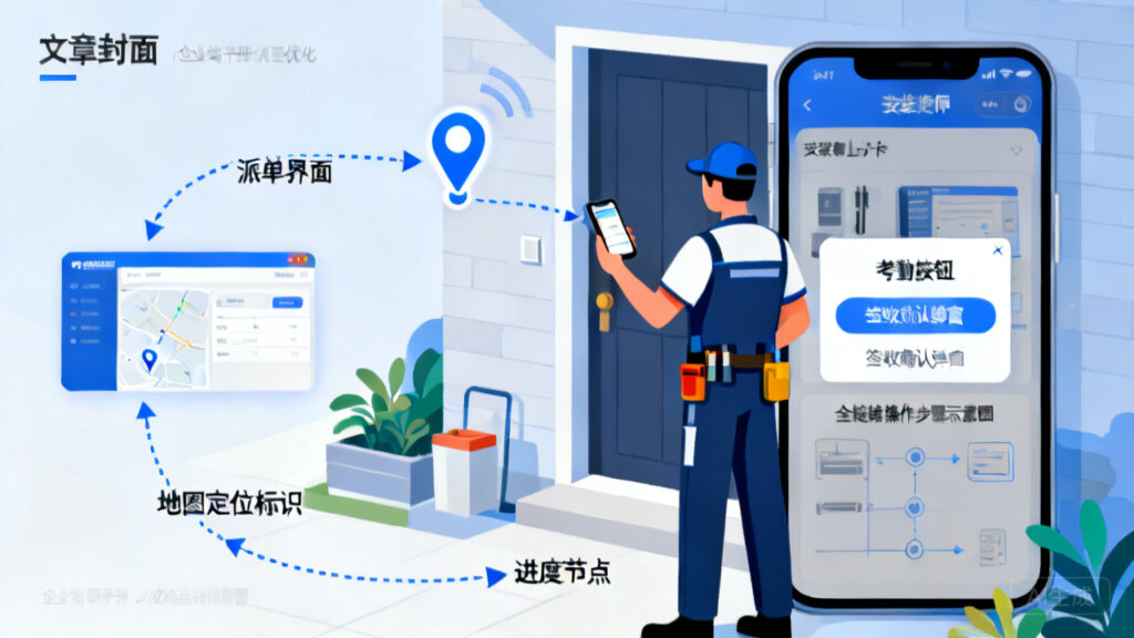 安装师傅外勤考勤流程优化：从派单到签收的全链路操作指南