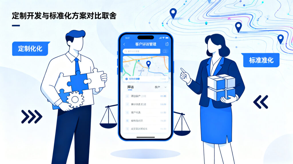 客户拜访管理软件app开发：定制开发与标准化方案对比与取舍
