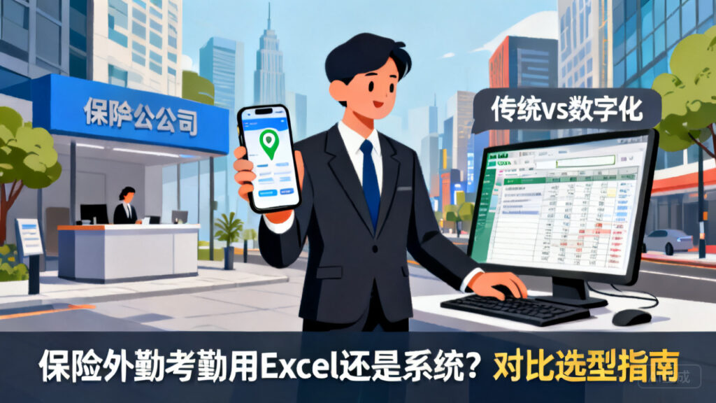 保险外勤考勤用Excel还是系统？对比选型指南