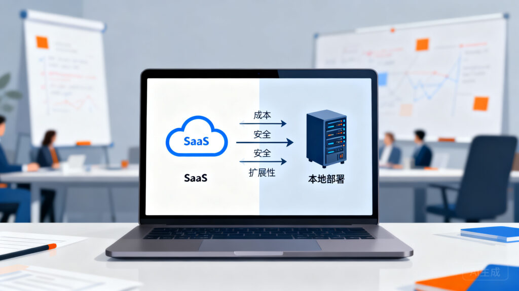 客户拜访管理软件app对比：选SaaS还是本地部署？3个判断维度