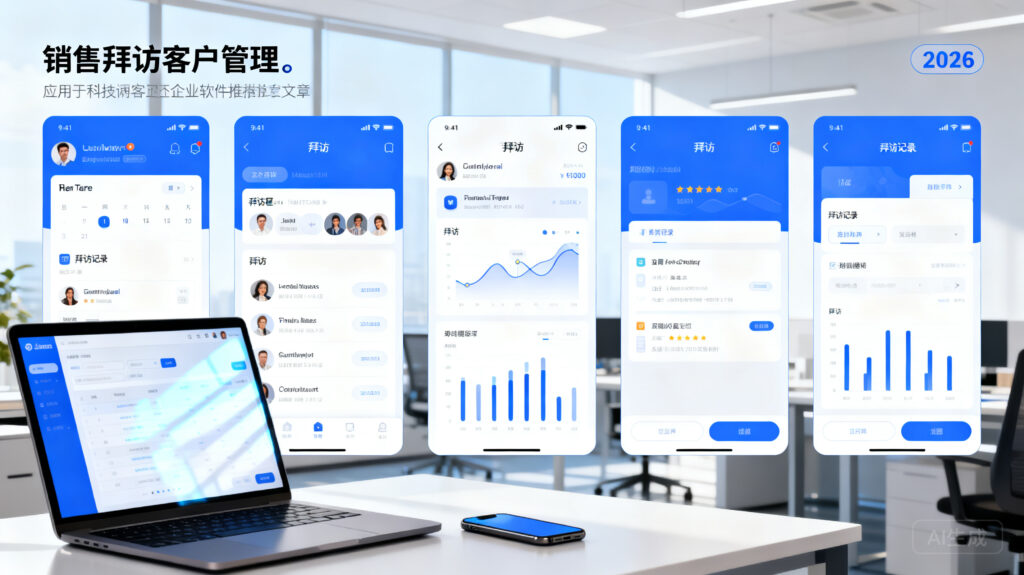 2026年销售拜访客户管理软件推荐：5款主流工具横向对比