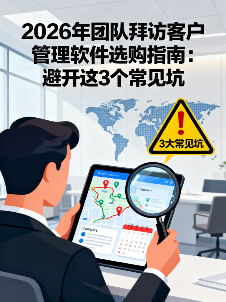 2026年团队拜访客户管理软件选购指南：避开这3个常见坑