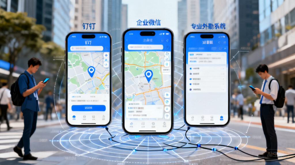 外勤考勤管理软件对比：钉钉、企业微信与专业系统如何选？