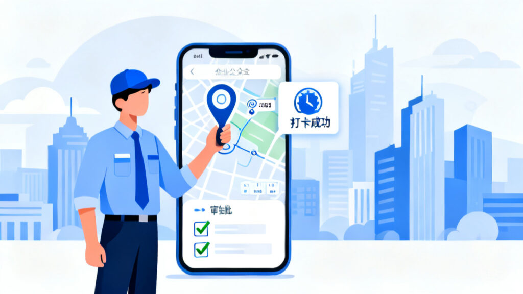 团队外勤考勤怎么落地？四步搭建移动打卡与审批流程
