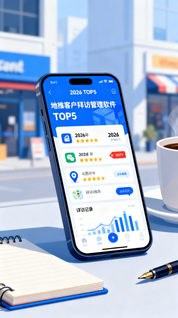 2026年地推客户拜访管理软件app推荐TOP5：功能与价格全解析