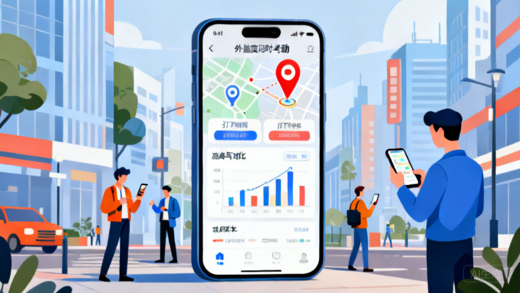 外勤实时考勤方案对比：功能、成本与适用场景
