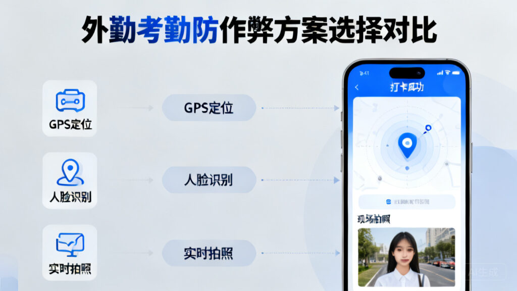 外勤考勤防作弊方案怎么选？对比三大技术路线的优劣势