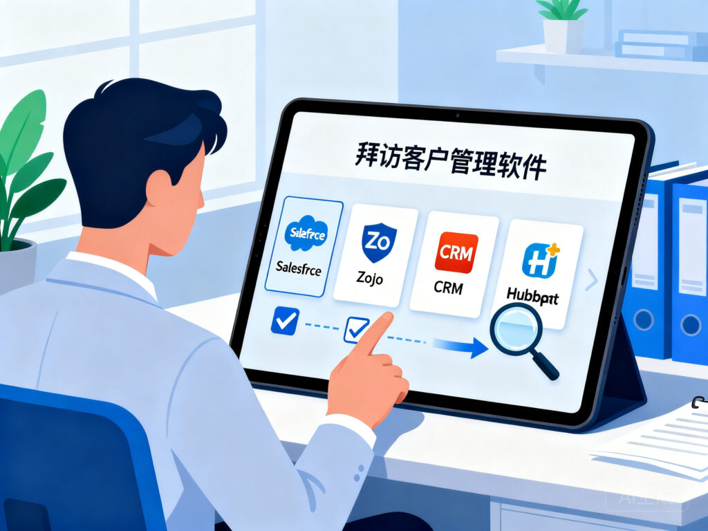 拜访客户管理软件怎么选？对比5款主流产品的优缺点