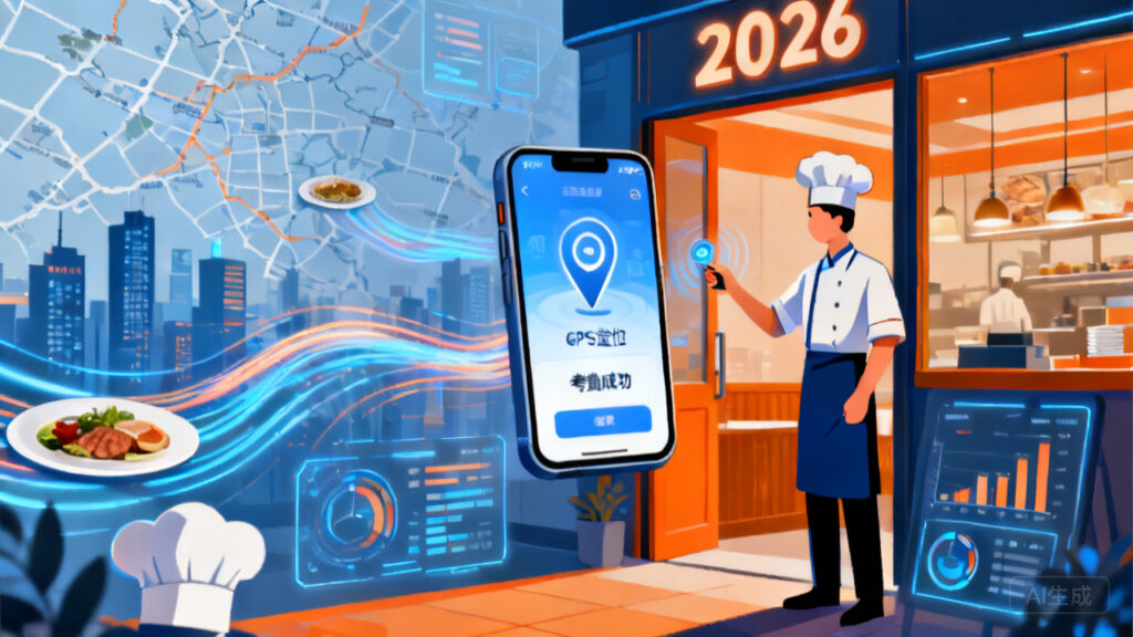 2026年餐饮外勤考勤5大趋势：移动打卡与智能分析