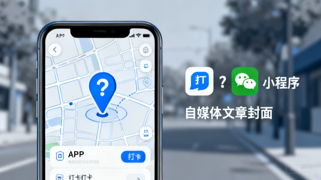 外勤考勤打卡用APP还是微信小程序？3个维度帮你选
