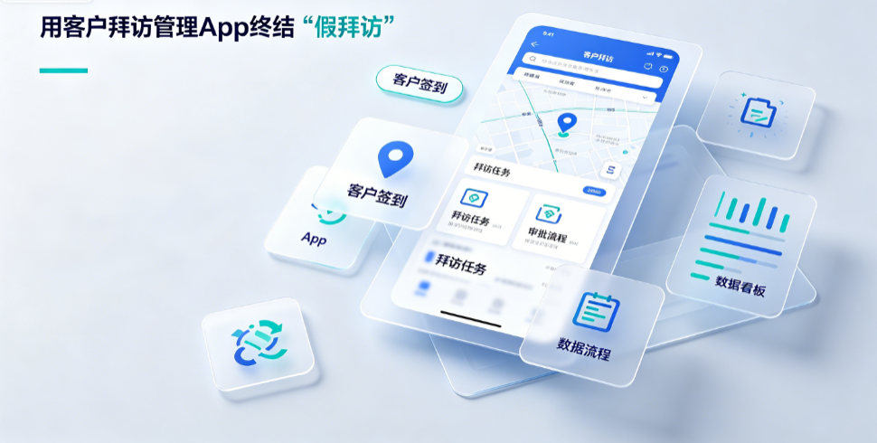 如何用客户拜访管理App终结“假拜访”？