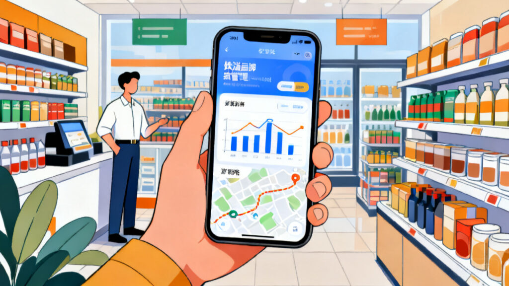 某快消品牌销售团队用拜访管理App，月度拜访量提升50%