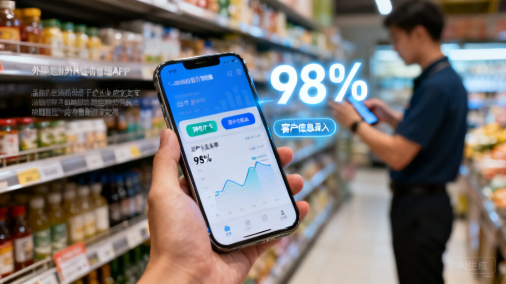 某快消品牌用客户拜访管理App后，拜访真实率从60%提升到98%