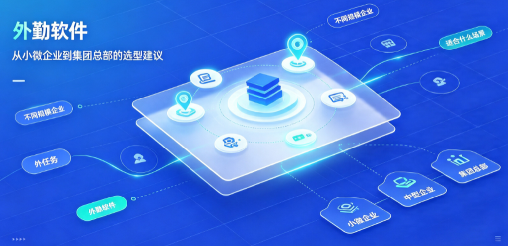 不同规模企业常用的外勤软件有哪些？从小微企业到集团总部的选型建议
