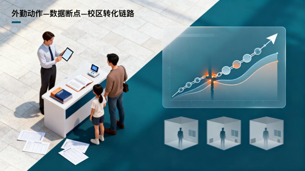 教培课程顾问外出招生、校区巡店，外勤与转化怎么管理？
