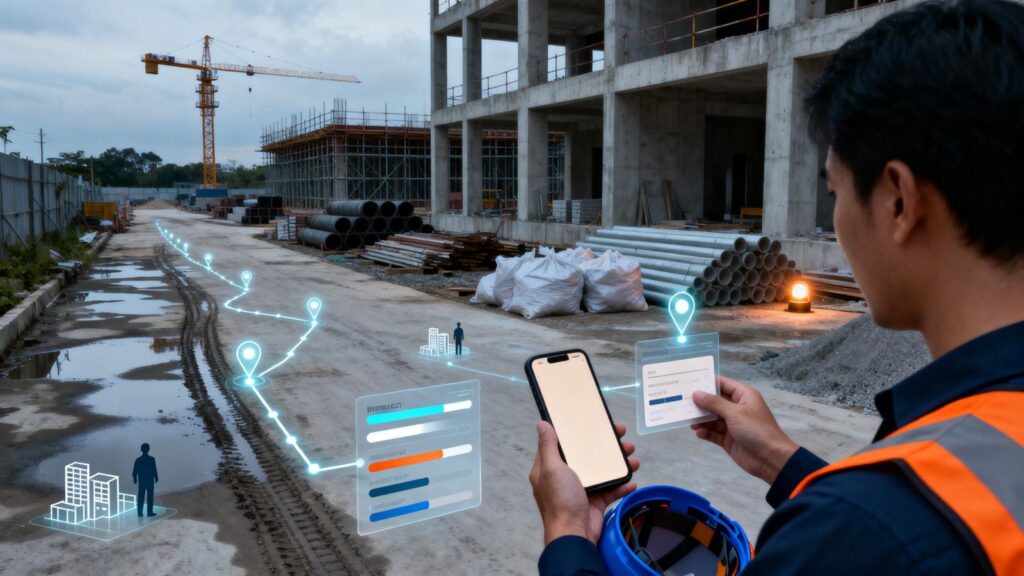 拜访管理app在建材行业的应用：工程项目拜访跟进