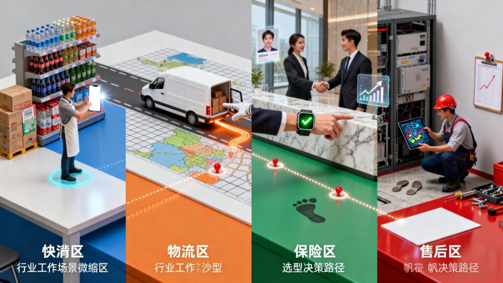 轨迹打卡软件按行业怎么选？快消、物流、保险、售后差异