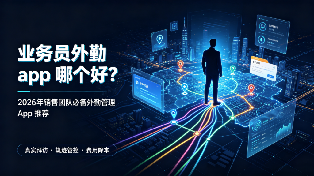 业务员外勤 app 哪个好？2026 年销售团队必备外勤管理 app 推荐