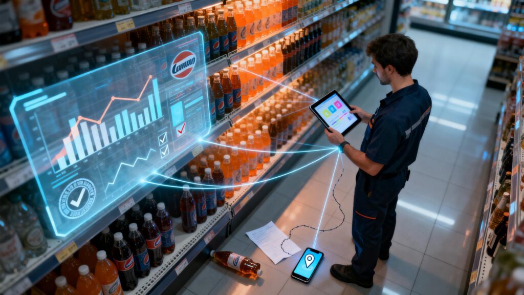 终端陈列、促销上报是真是假？快消品行业外勤轨迹软件怎么交叉核验