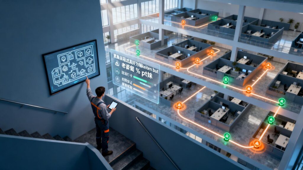 维保师傅按楼做保养，怎么避免跳点、漏保养？