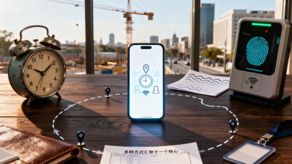 一文看全外勤考勤软件都支持哪些打卡方式？