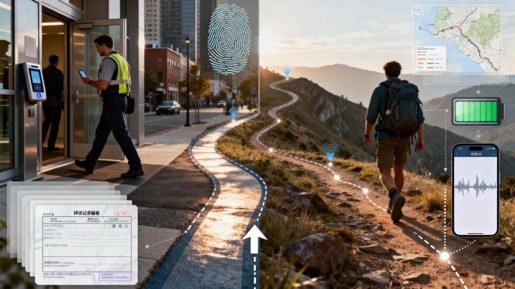 轨迹记录软件哪个好？企业外勤场景和户外记录场景差在哪