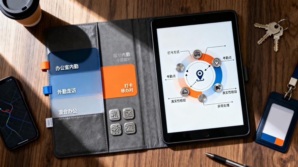 办公室+外勤混合的团队，员工外勤管理软件的考勤规则怎么设？