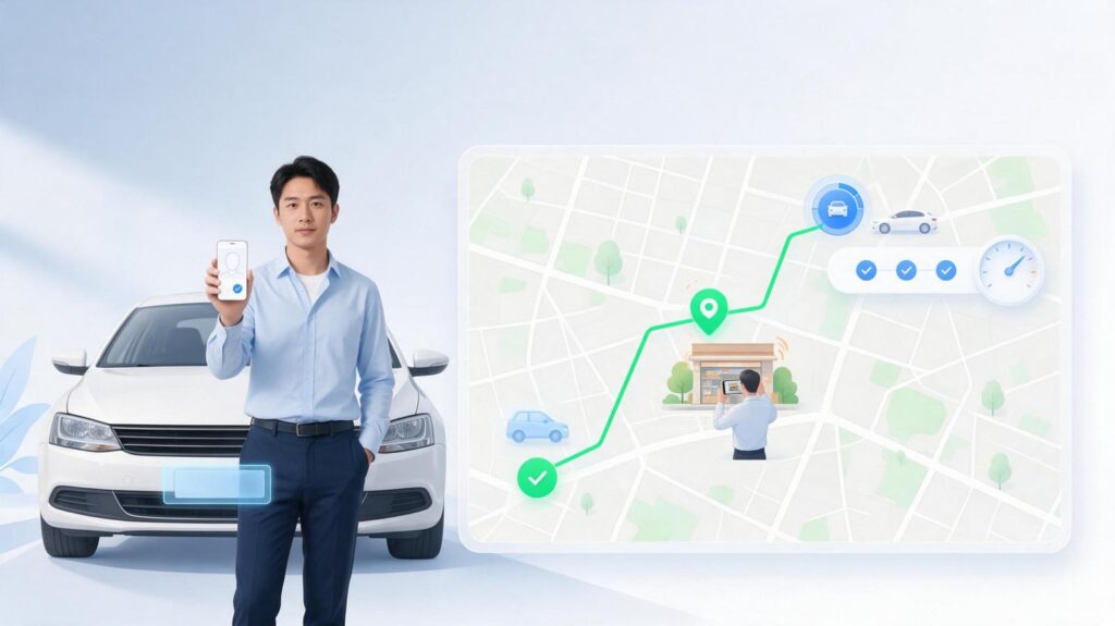 人到没到现场怎么证明？开车报销软件要支持行程途中核验