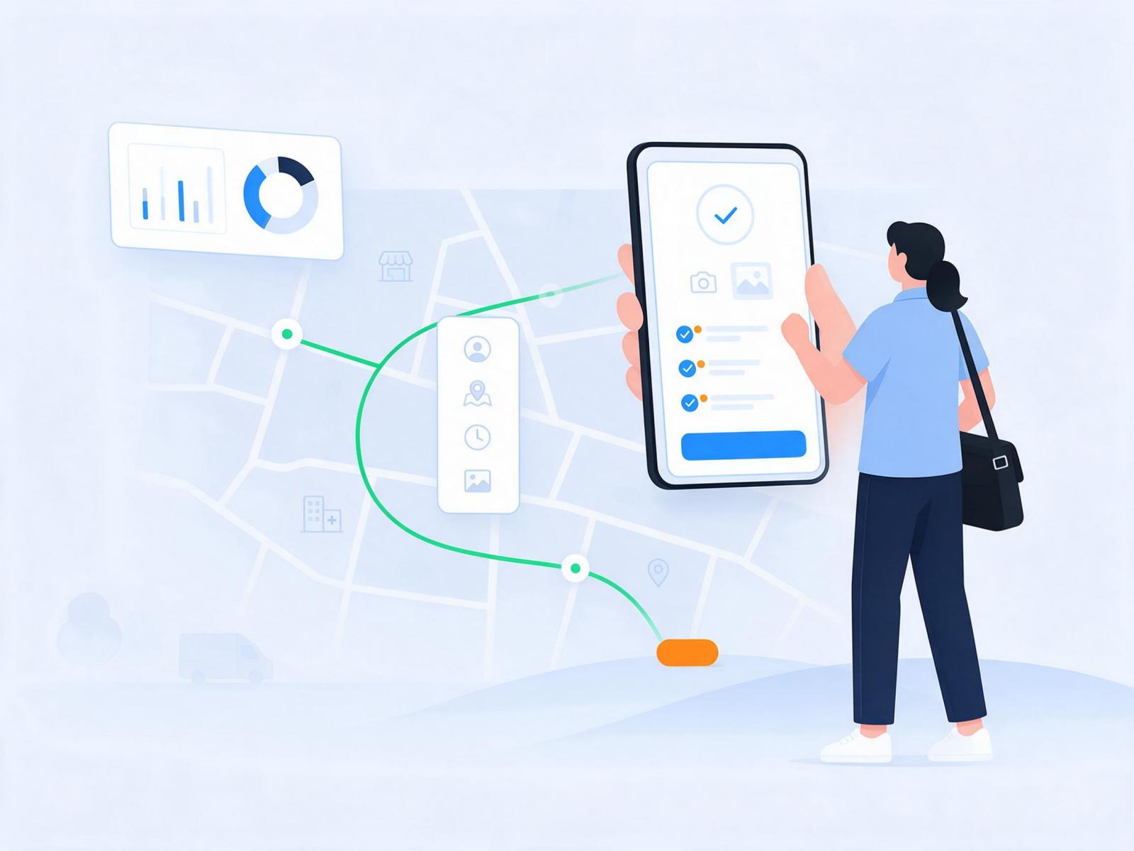 员工端移动化示意图