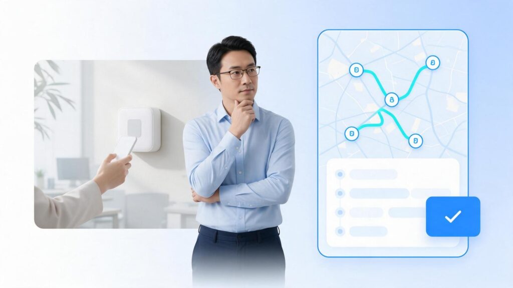 外勤人员管理系统哪个好？和通用办公打卡的边界在哪
